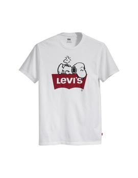 Abrazadera Morbosidad Gaseoso Camiseta Levi's x Peanuts Graphic Set In Neck blanco hom